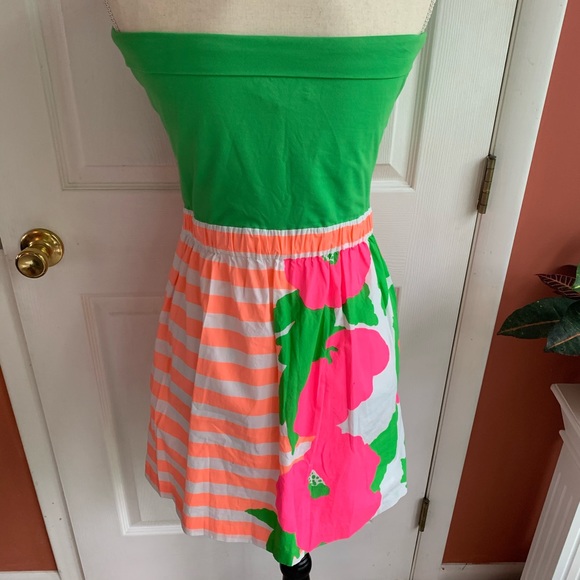 SOLD Lily Pulitzer strapless dress - Picture 3 of 8